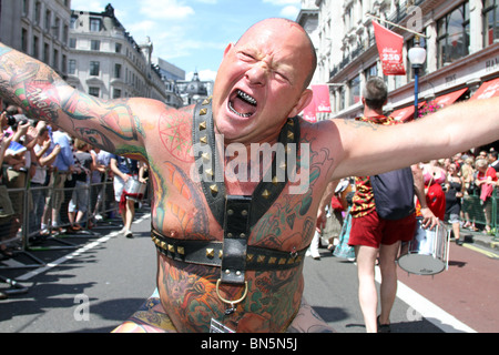 40. Jahrestag der Pride - Gay-Pride-Parade in London, 3. Juli 2010 Stockfoto