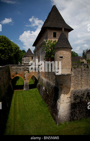 Château et Jardins de Losse, Dordogne, Frankreich Stockfoto