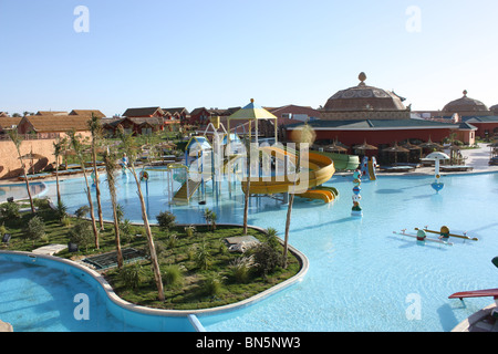 Jungle Aqua Park Hotel Hurghada Ägypten Stockfoto