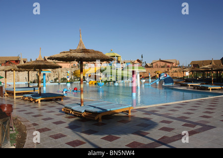 Jungle Aqua Park Hotel Hurghada Ägypten Stockfoto