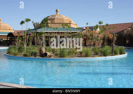 Jungle Aqua Park Hotel Hurghada Ägypten Stockfoto