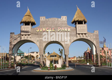 Jungle Aqua Park Hotel Hurghada Ägypten Stockfoto