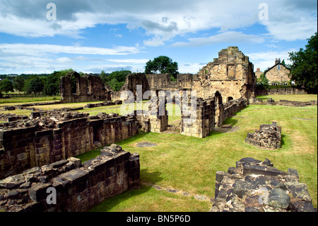 Die Ruinen eines Klosters Cluniac Mönch Bretton Priory, Barnsley, South Yorkshire, Großbritannien. Stockfoto