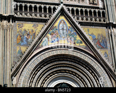 Orvieto Kathedrale, Umbrien Stockfoto