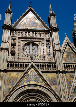 Orvieto Kathedrale, Umbrien Stockfoto