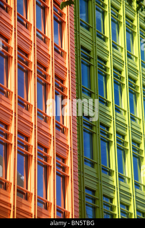 Abschnitt des Central St Giles Gebäude, entworfen von Renzo Piano London England UK Stockfoto