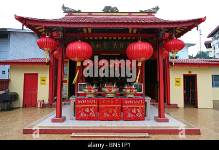 Hock Leong Tieng Tempel in Kapit, Sarawak, malaysia Stockfoto