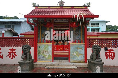 Hock Leong Tieng Tempel in Kapit, Sarawak, malaysia Stockfoto