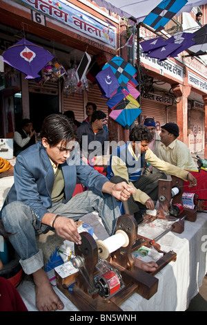 Drachen Shop. Jaipur. Rajasthan. Indien Stockfoto