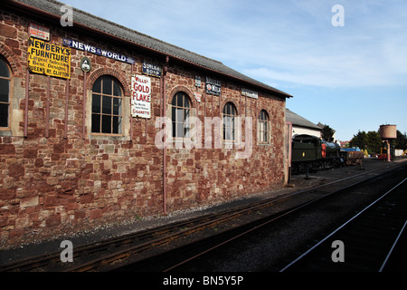 Bahnhof von Minehead, Somerset Stockfoto