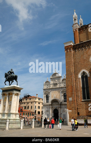 Campo Santi Giovanni e Paolo in Castello, Venedig Stockfoto