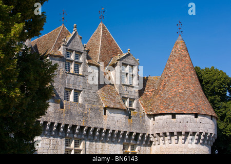 Äußere Details, Chateau de Monbazillac, Dordogne, Frankreich Stockfoto