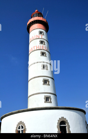 Saint Mathieu Leuchtturm, Bretagne, Frankreich Stockfoto