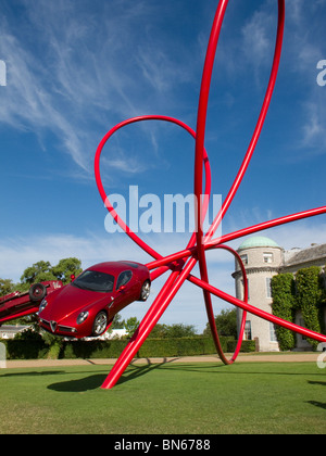 Goodwood House hosting das Festival of Speed 2010 Stockfoto