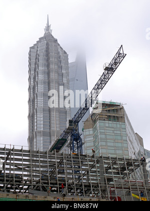 Neubau Hochhaus in Shanghai, China Stockfoto