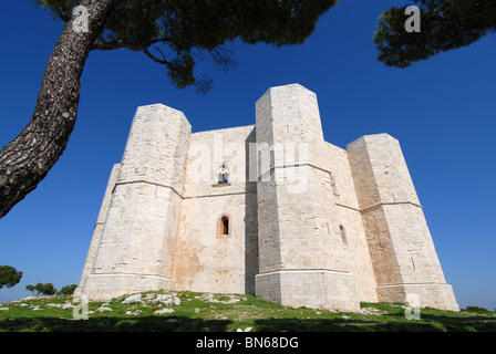 Castel del Monte Apulien Apulien Fort Festung Italien zum UNESCO-Weltkulturerbe Stockfoto