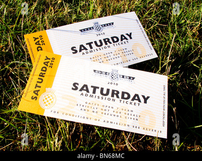 Festival of Speed, Goodwood, 2010 Tickets Stockfoto
