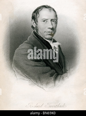 Richard Trevithick, 1771-1833, kornischen Bergbauingenieur und Erfinder, Dampf Fortbewegung auf Straße und Schiene Pionier Stockfoto
