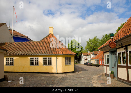 Hans Christian Andersens Elternhaus in Odense Stockfoto