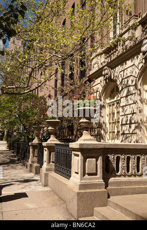 Brownstones im Murray Hill Historic District, New York City, USA Stockfoto