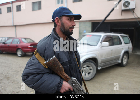 Söldner, die Gewährleistung der Sicherheit in Kabul Stockfoto