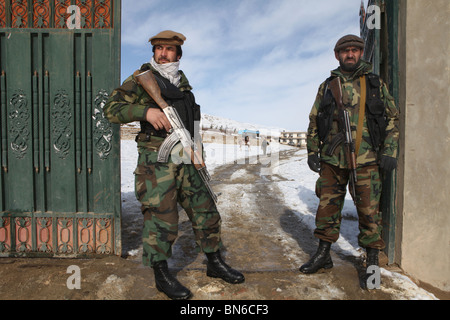 Söldner, die Gewährleistung der Sicherheit in Kabul Stockfoto