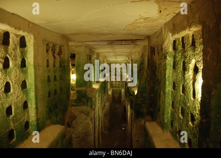 Israel, Lachish Region innere Kolumbarium Höhle am Tel Maresha im Nationalpark Bet Guvrin Stockfoto