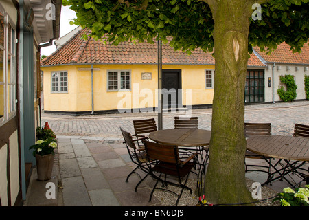 Hans Christian Andersens Elternhaus in Odense Stockfoto