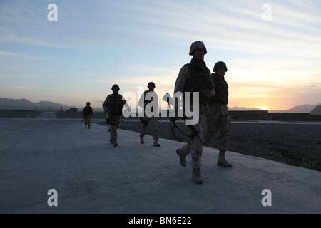 Niederländische Luftwaffe in Uruzgan, Afghanistan Stockfoto