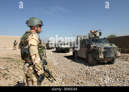 Niederländische Truppen in Uruzgan, Afghanistan Stockfoto