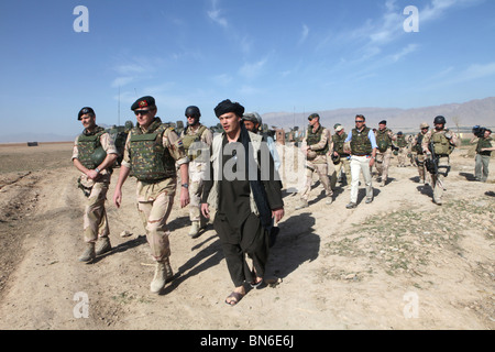 Niederländische Truppen in Uruzgan, Afghanistan Stockfoto