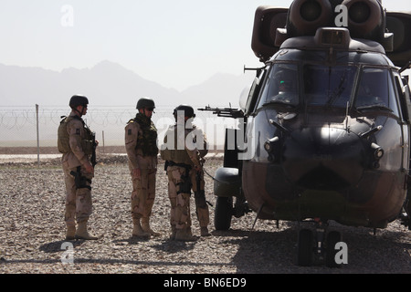 Niederländische Luftwaffe in Uruzgan, Afghanistan Stockfoto