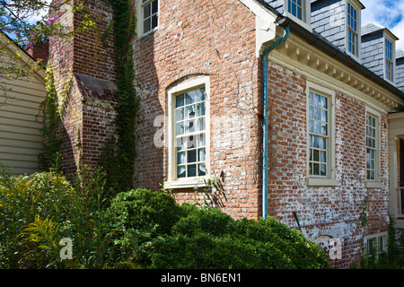 Yorktown, Virginia - Sep 2009 - historisches Haus an der Hauptstraße im historischen Yorktown, Virginia Stockfoto