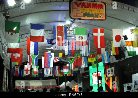 Worldcup 2010 Kampagne in Bangkok, Thailand Stockfoto