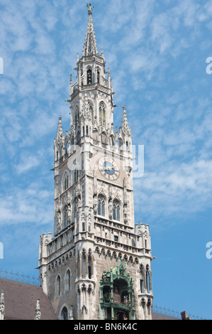 Neues Rathaus in Marienplatz, München, Deutschland Stockfoto