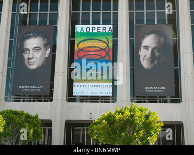 Los Angeles Music Center Plaza Stockfoto