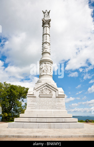 Yorktown, Virginia - Sep 2009 - Siegesdenkmal in historischen Yorktown, Virginia Stockfoto