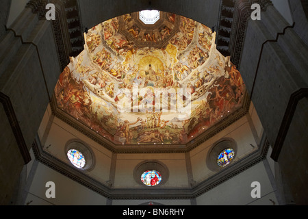 Kuppel am Basilica di Santa Maria del Fiore (Duomo) in Florenz, Italien Stockfoto