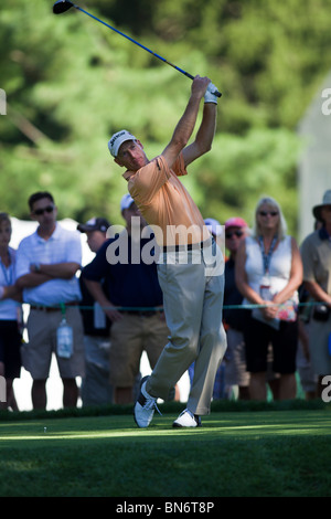 Jim Furyk auf 2010 AT&T nationaler Wettbewerb Stockfoto