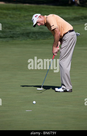 Jim Furyk auf 2010 AT&T nationaler Wettbewerb Stockfoto