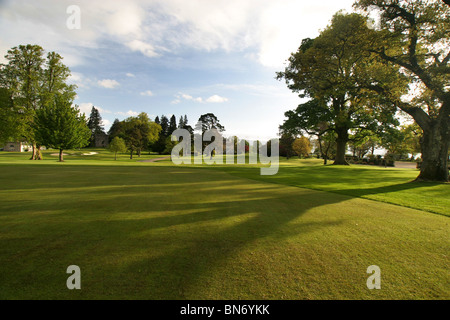 Loch Lomond Golf Course, Glasgow, Schottland Loch 9 Fairway Stockfoto