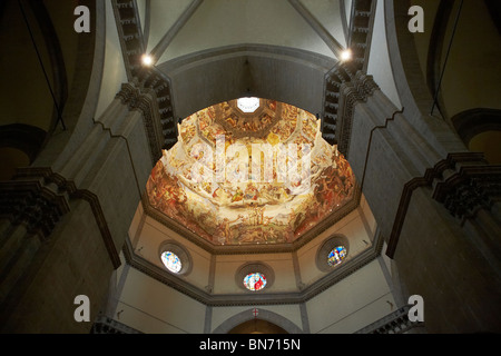 Kuppel am Basilica di Santa Maria del Fiore (Duomo) in Florenz, Italien Stockfoto