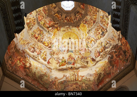 Kuppel am Basilica di Santa Maria del Fiore (Duomo) in Florenz, Italien Stockfoto