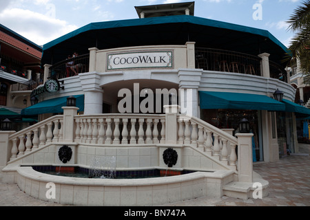 Miami Coconut Grove cocowalk Stockfoto