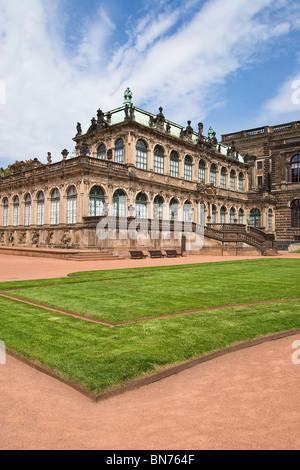 Das historische barocke Zwinger Palace Museum in Dresden, Deutschland Stockfoto