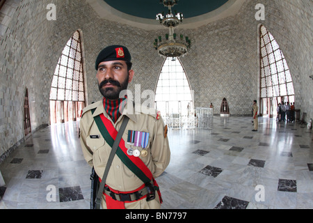 Quaid-i-Azam Mausoleum, Grab von Jinnah, Gründer von Pakistan. Stockfoto