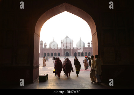 Badshahi-Moschee in Lahore, Pakistan Stockfoto