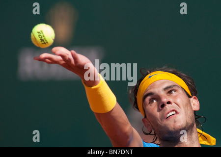 MONTE CARLO, MONACO. April 2010 statt der ATP Monte Carlo Masters-Tennisturnier in Monte-Carlo Country Club, Monaco Stockfoto