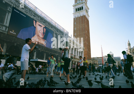 Italien. Venedig. Juli 2008. Piazza San Marco (Markusplatz) Stockfoto