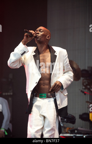 Faithless Auftritt beim Glastonbury Festival 2010 Stockfoto